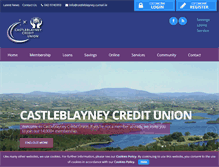 Tablet Screenshot of castleblayneycreditunion.ie